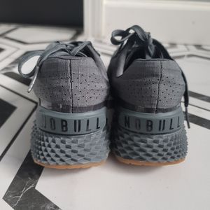 NOBULL unisex Ripstop Runner Dark Grey Lightweight Running Shoes Size 8.5